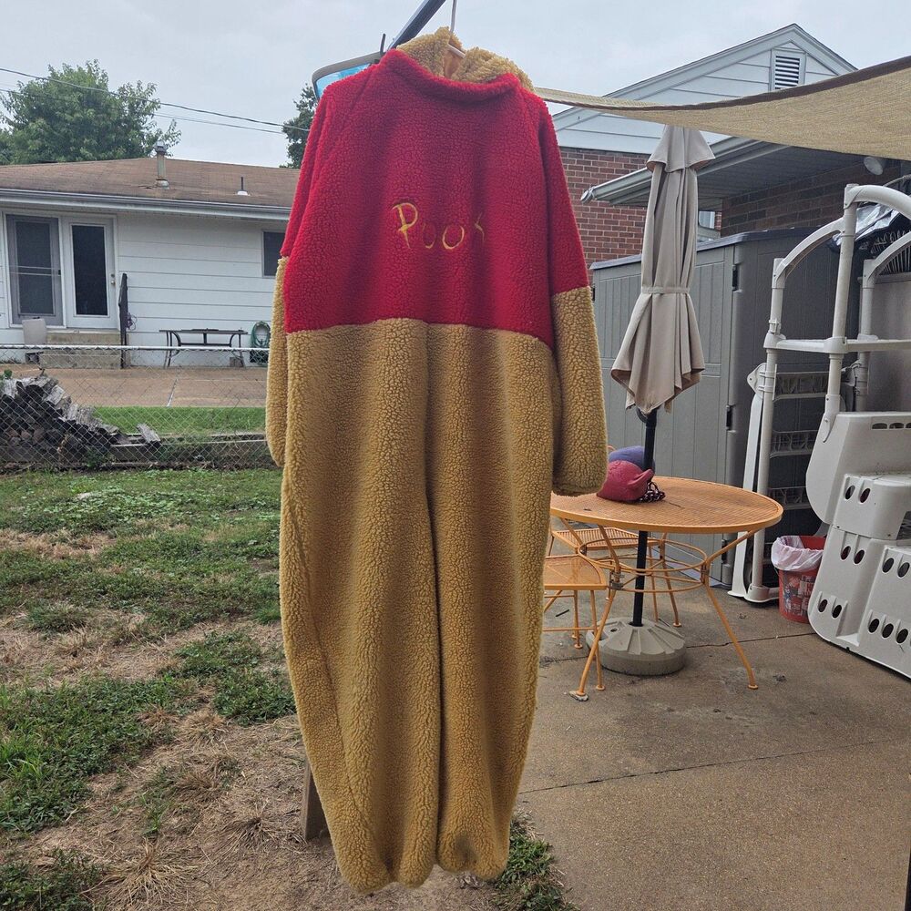Vintage Disney Store Winnie the Pooh Adult XL Plush Costume Cosplay 90s